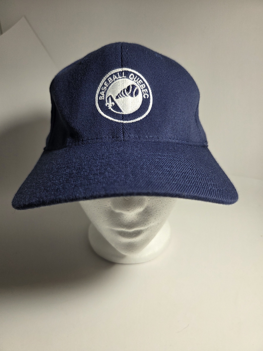 Vintage Baseball Québec Hat - Rare 90s Retro Local Sports Snapback Cap